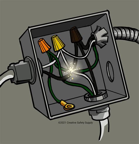 can overloaded wires cause arcing in a junction box|electrical arcing risks.